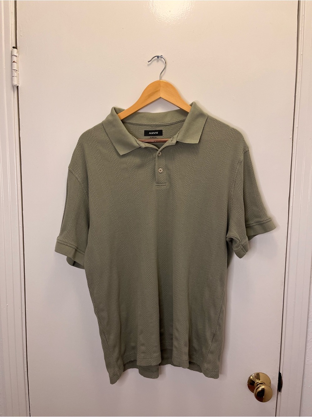 Alfani Men's Stretch Polo in Olive